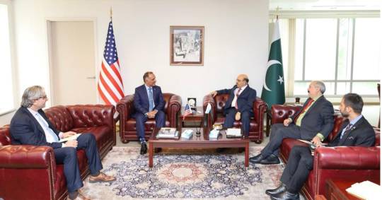 22-5-2023, Washington: Chairman NDMA Lt General Inam Haider called on Mr. Masood Khan Pakistan’s Ambassador to the US